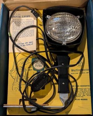 Westinghouse Super 88 Movie Light 650 Watt Beam Vintage Camera or Video